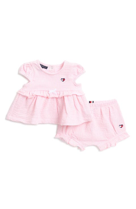 Stripe Ruffle Top & Shorts Set (Baby)
