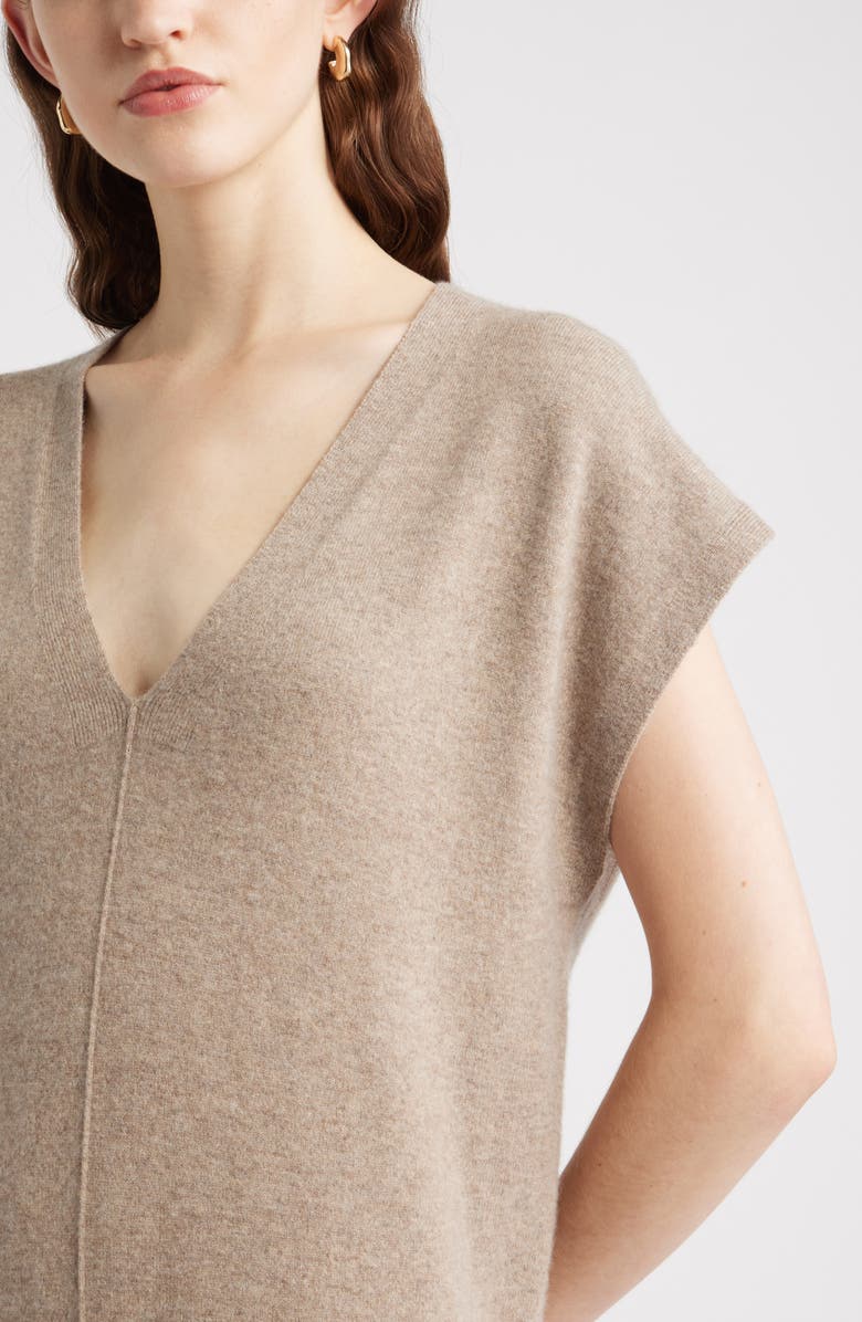 Nordstrom Wool & Cashmere Blend Shift Dress, Alternate, color, Beige Bliss