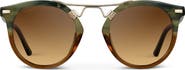 WMP Eyewear Skyler - 48mm Metal Bridge Round Polarized Sunglasses