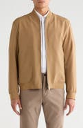 BOSS Hanry Textured Wool Blend Bomber Jacket