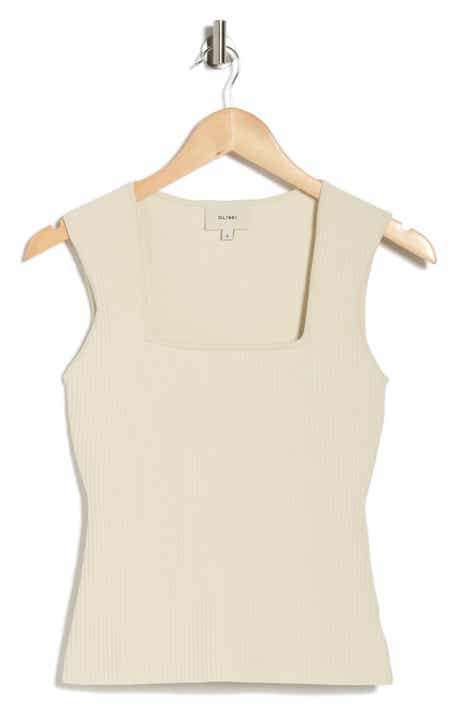 DL1961 Square Neck Sleeveless Top