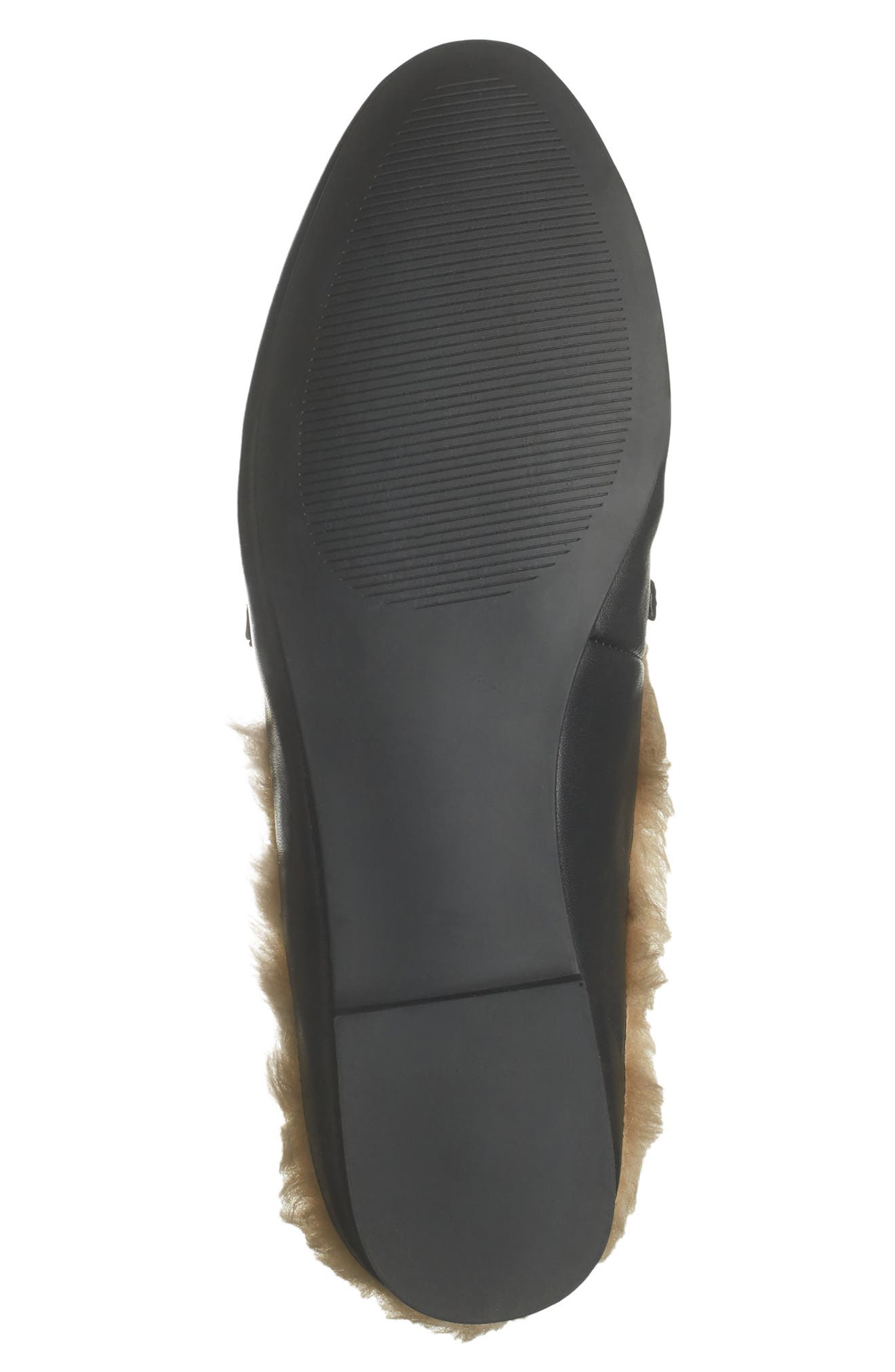 Steve Madden Feleti Faux Fur Lined Leather Loafer Mule, Alternate, color, 