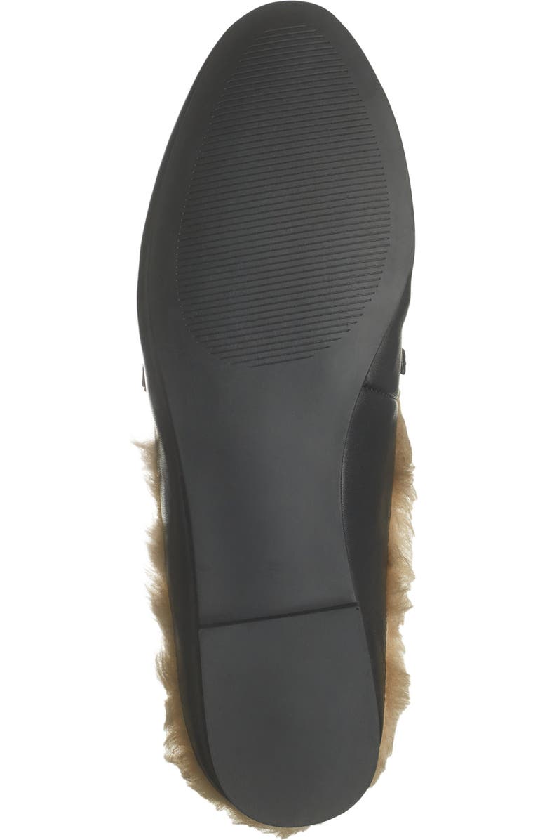 Steve Madden Feleti Faux Fur Lined Leather Loafer Mule, Alternate, color,