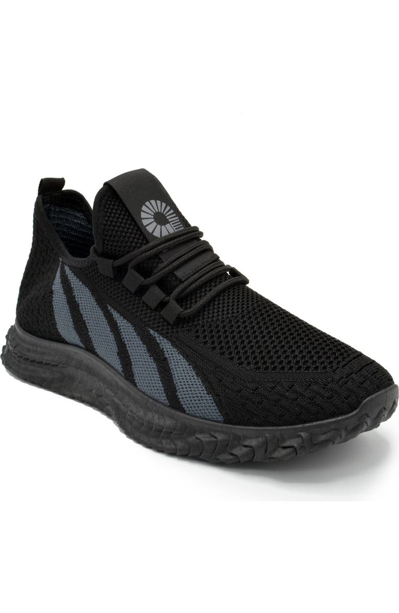 AKADEMIKS Wave Knit Stripe Sneaker, Main, color,