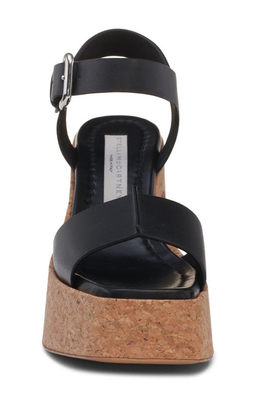 Stella Mccartney Skyla Platform Sandal In 1000 Black