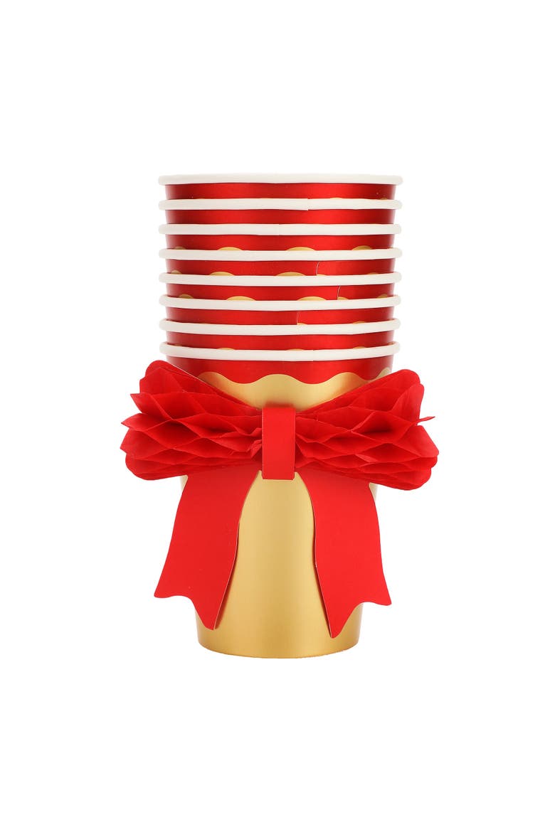 Sip & Sparkle Bow Cup Set, Main, color, Multicolor