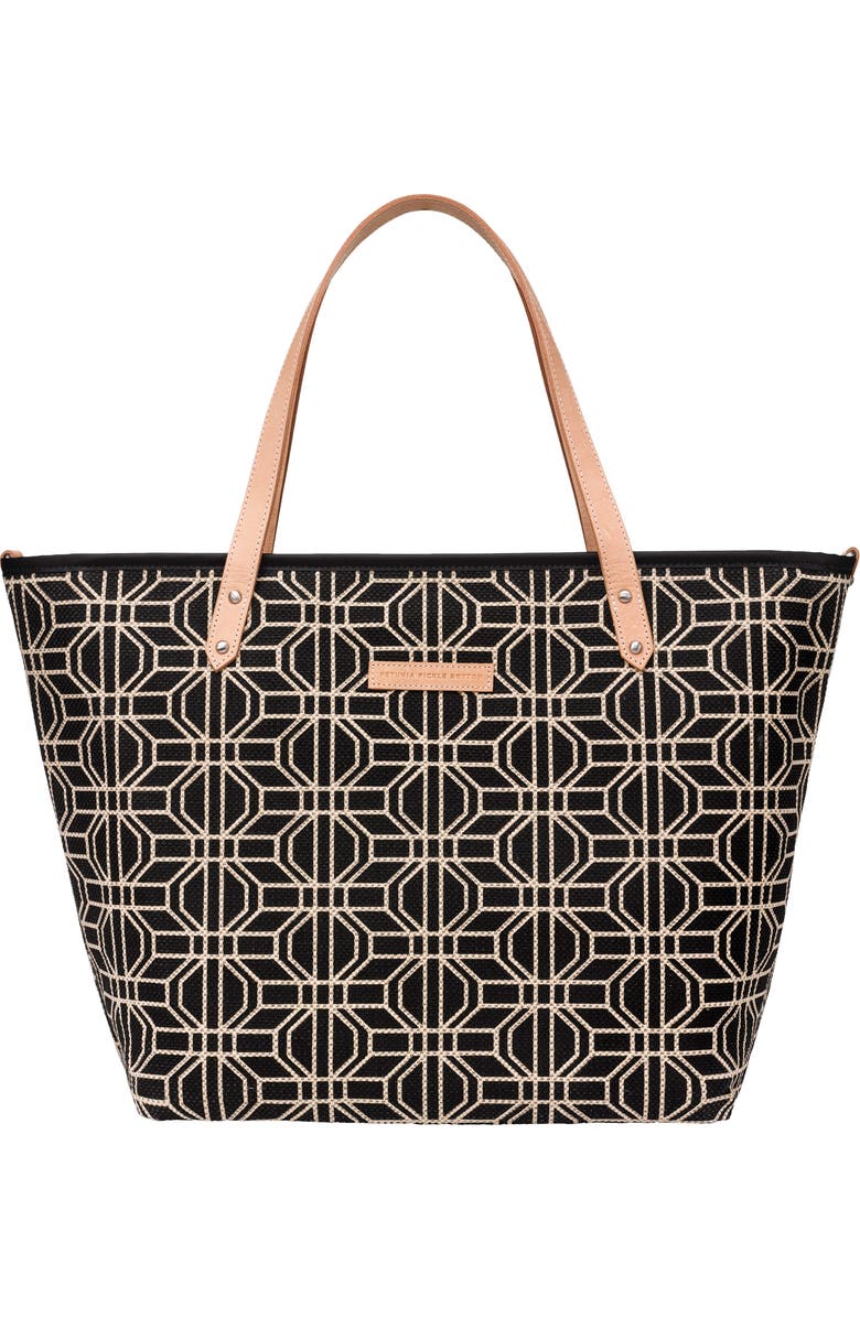 Petunia Pickle Bottom 'Downtown' Glazed Canvas Tote, Main, color,