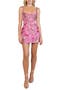 Claudette Metallic Jacquard Cocktail Minidress