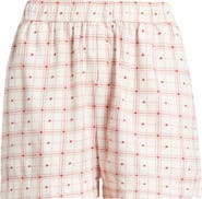Open Edit Print Cozy Flannel Boxer Pajama Shorts