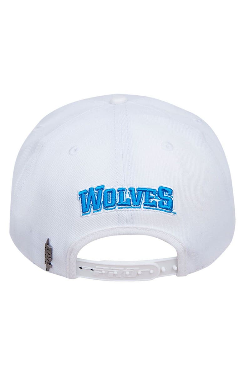 PRO STANDARD Men's Pro Standard White Cheyney Wolves Evergreen Wool Snapback Hat, Alternate, color, White
