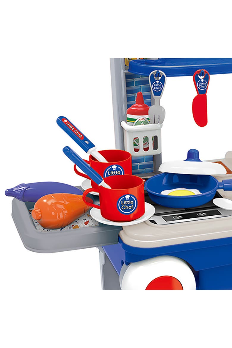 On The Go Carry On Pretend Play Cooking Set, Alternate, color, Multicolored