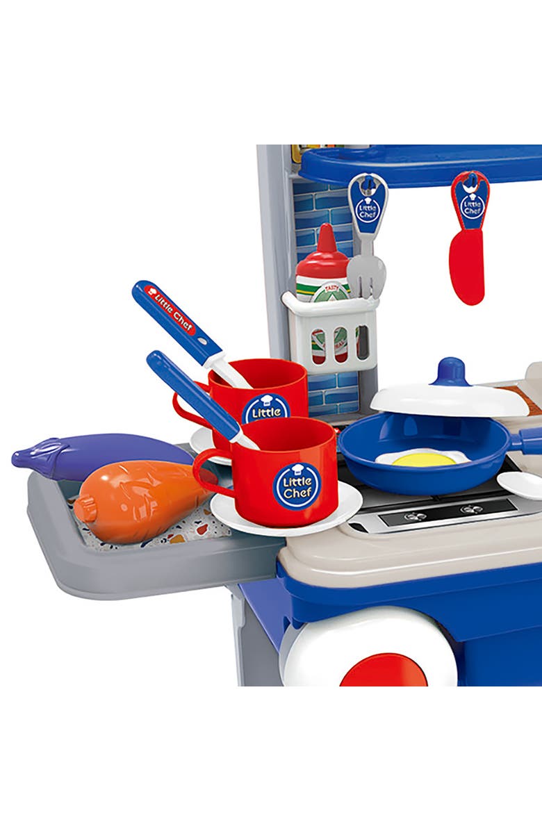 Kid Galaxy On The Go Carry On Pretend Play Cooking Set, Alternate, color, Multicolored