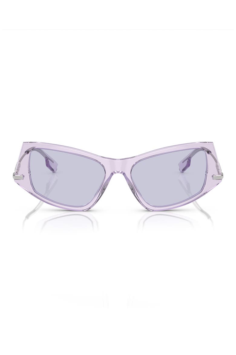52mm Irregular Sunglasses, Main, color, LILAC