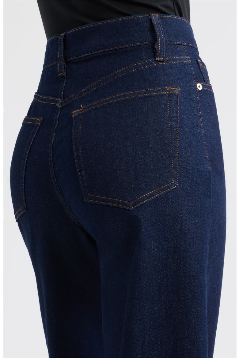 Long Le Slim Palazzo High Waist Wide Leg Jeans, Alternate, color, RINSE
