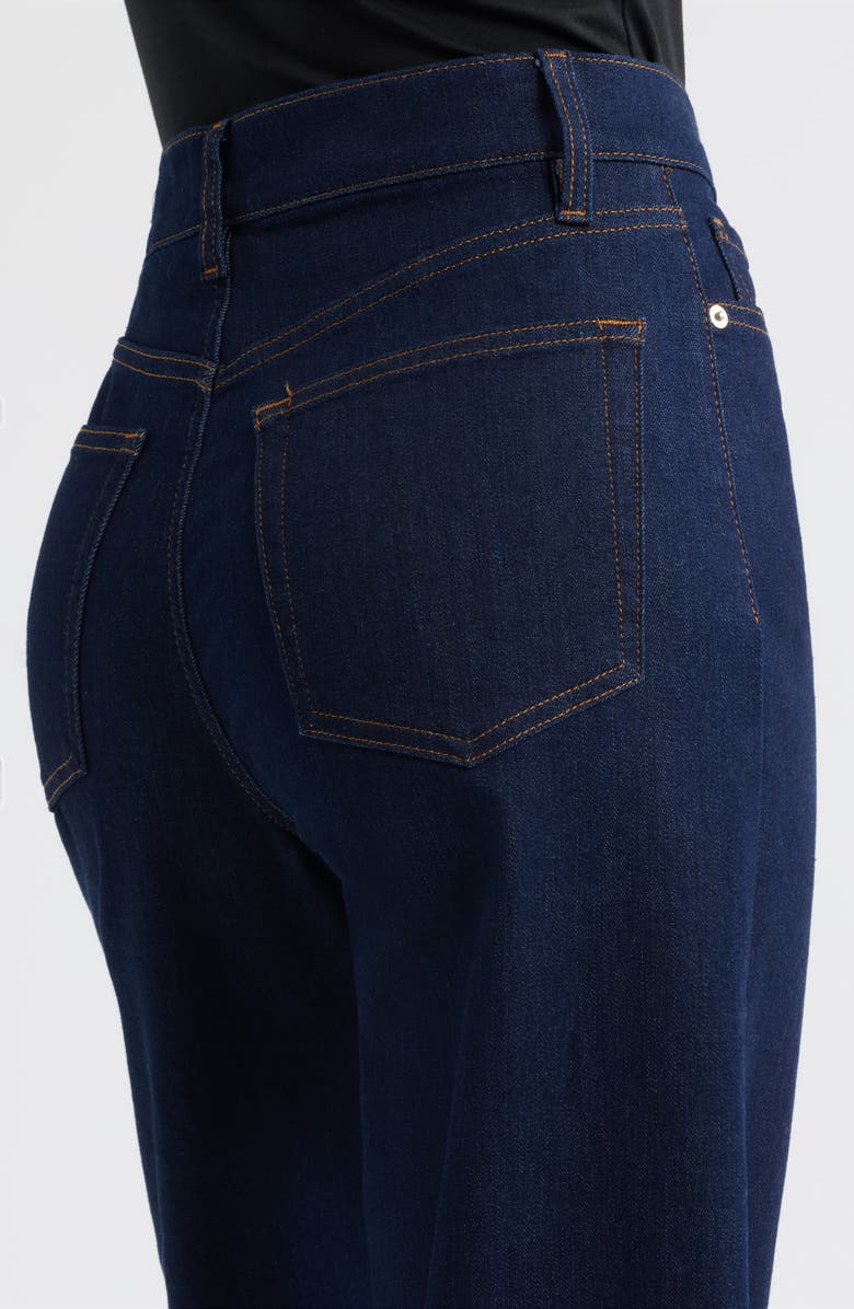 FRAME Long Le Slim Palazzo High Waist Wide Leg Jeans, Alternate, color, Rinse