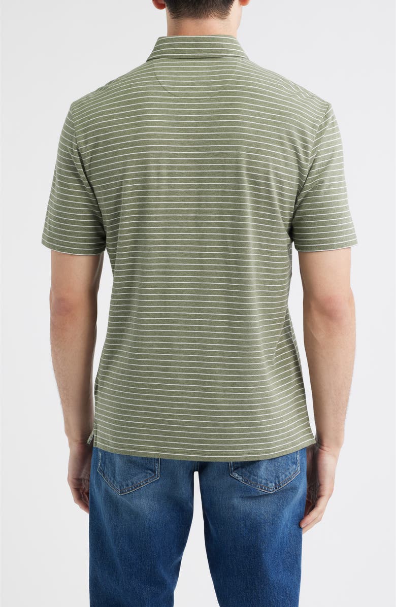 johnnie-O Ryan Stripe Polo, Alternate, color, Oxford