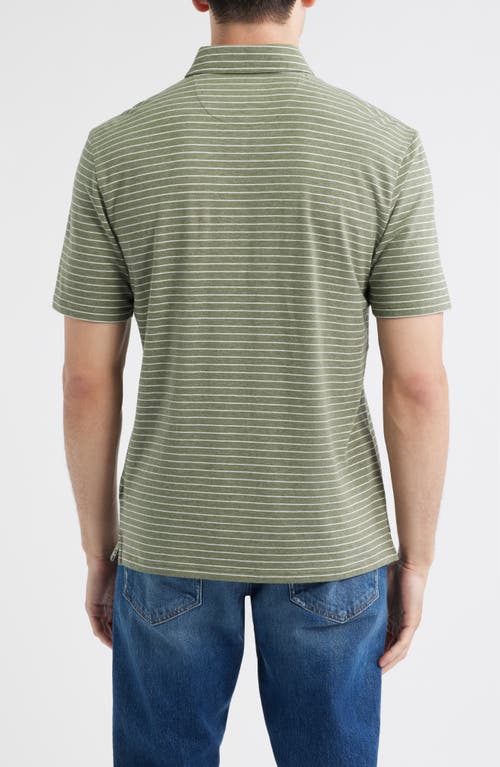 Johnnie-o Ryan Stripe Polo In Multi