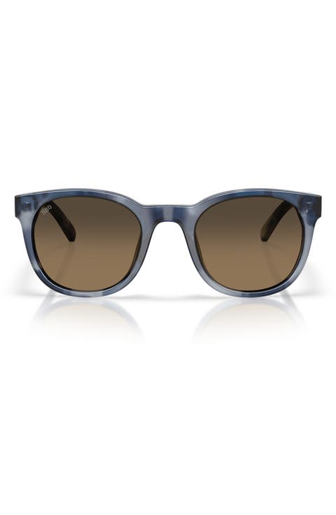 Middles 51mm Gradient Polarized Round Sunglasses