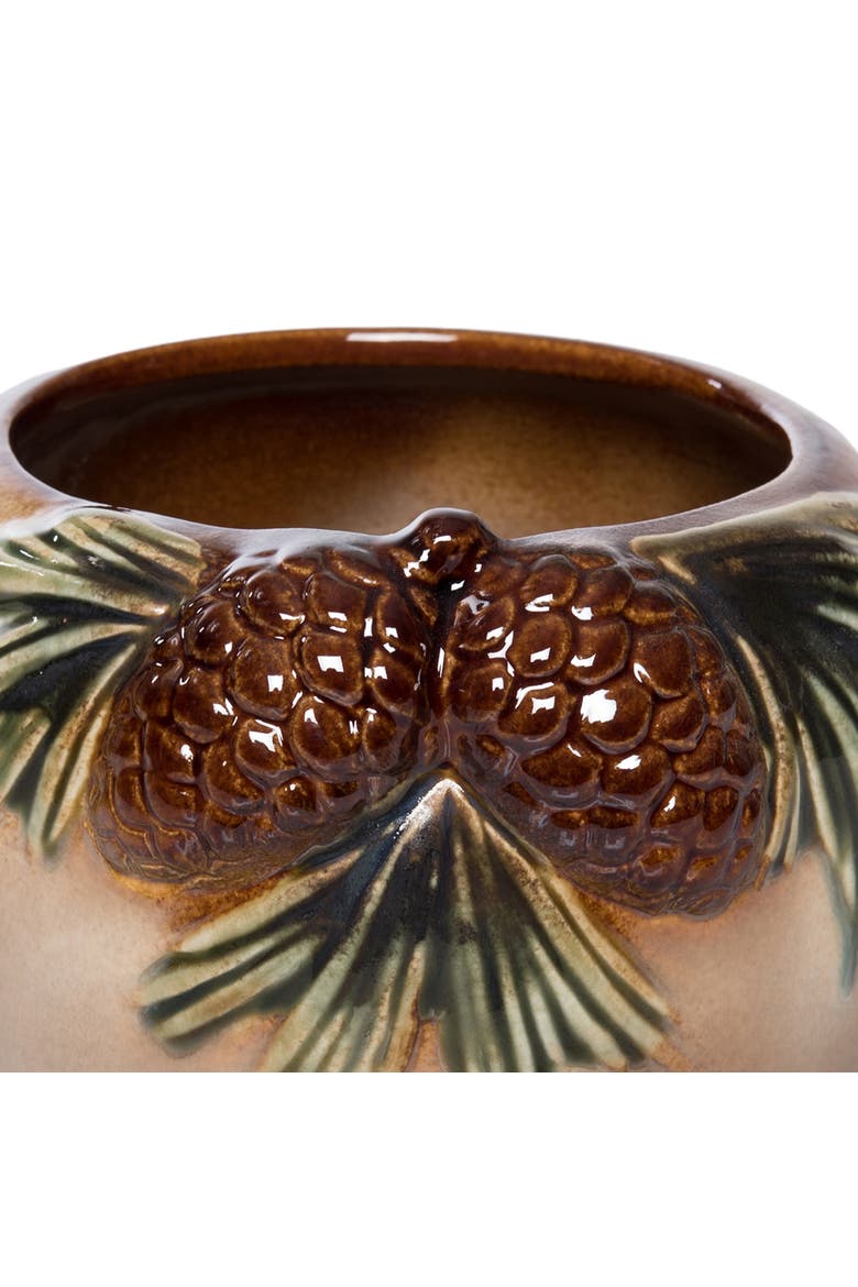 Pinecone Small Decorative Container, Alternate, color, Brown