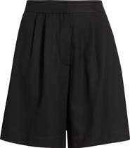 Nordstrom Pleat Front Trouser Shorts