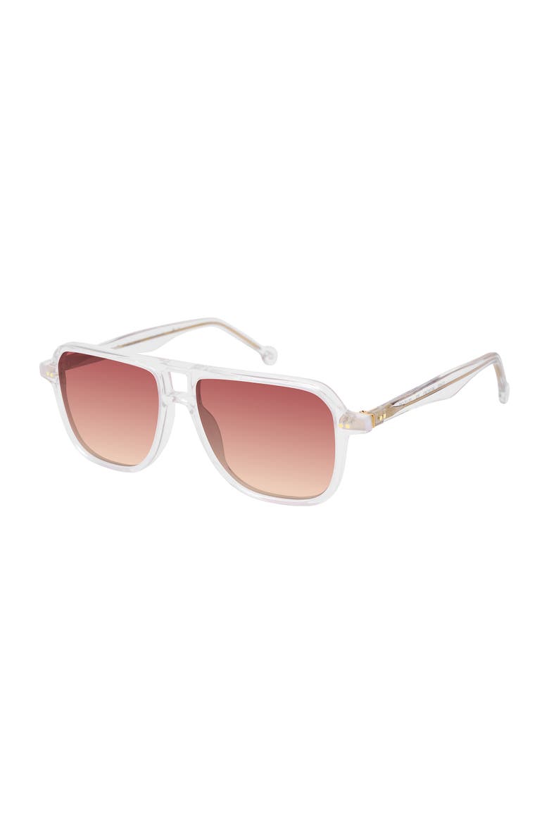 Redford Sunglasses, Main, color, Crystal
