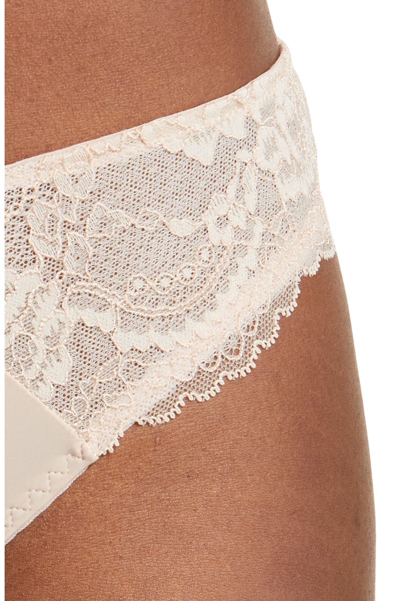 Minx Lace Thong, Alternate, color, CASHMERE/ BLUSH