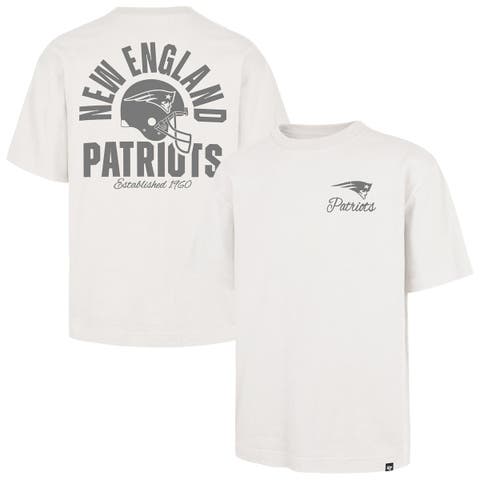 Men's '47 Off White New England Patriots Photon Dust Foundation T-Shirt