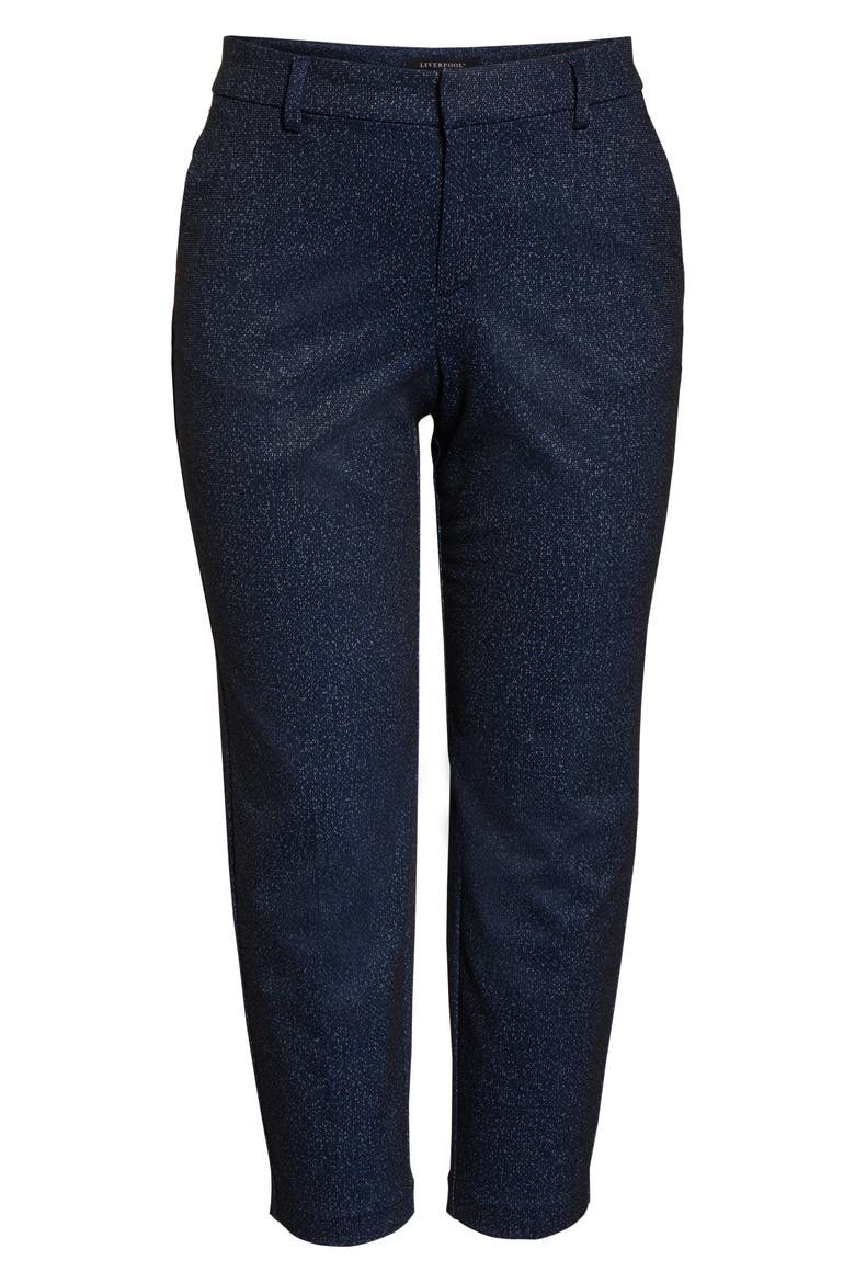 Kelsey Knit Trousers, Alternate, color, NAVY/ BLK PIXEL