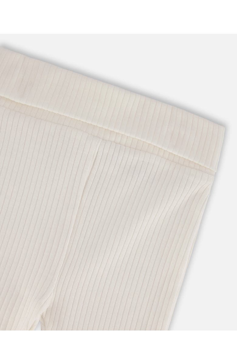 Deux par Deux Baby Girl's Printed Muslin Tunic And Rib Leggings Set Pink And White Flowers, Alternate, color,