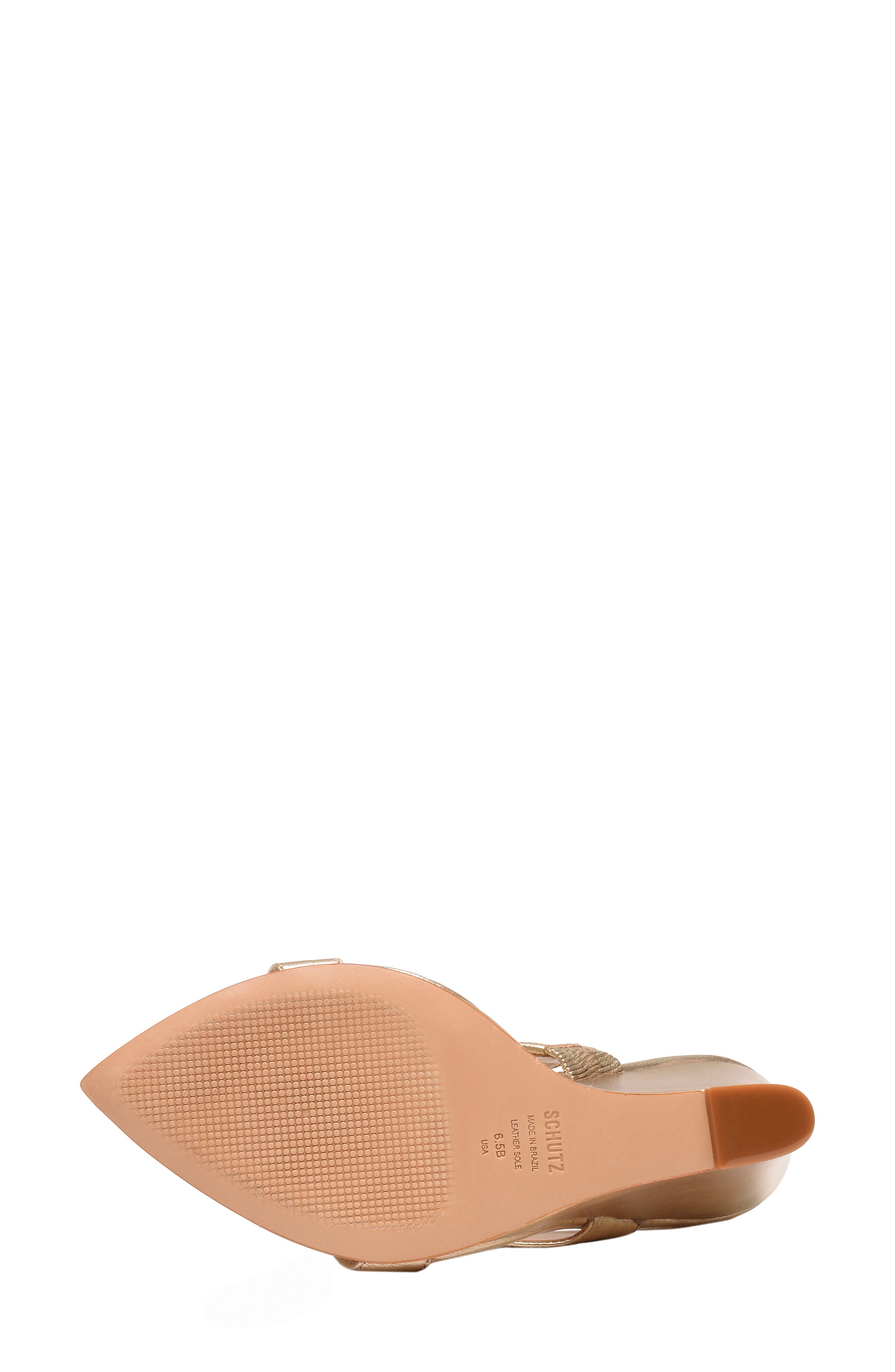Soraya Wedge Slide Sandal, Alternate, color, PLATINA