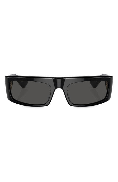 x KHAITE 1979C 56mm Rectangular Sunglasses