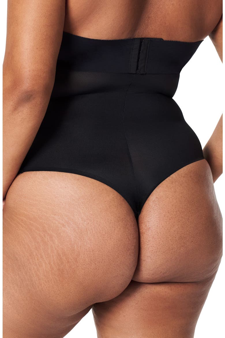 SPANXshape™ Invisible High Waist Thong, Alternate, color, VERY BLACK