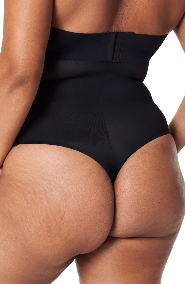 SPANX<sup>®</sup> SPANXshape<sup>™</sup> Invisible High Waist Thong, Alternate, color, Very Black
