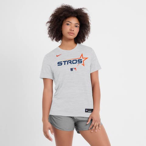 Women's Nike  White Houston Astros 2025 City Connect Authentic Collection Velocity Performance T-Shirt