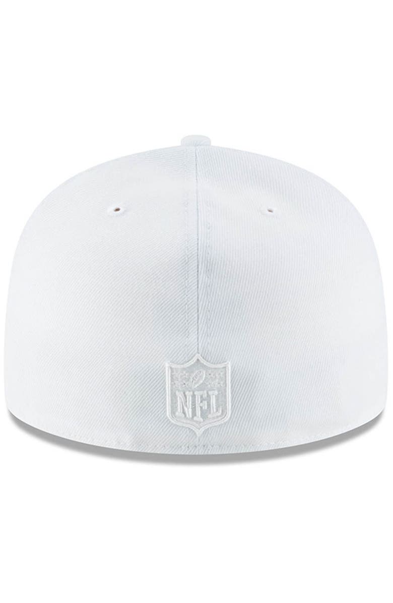 New Era Men's New Era Minnesota Vikings White on White 59FIFTY Fitted Hat, Alternate, color,
