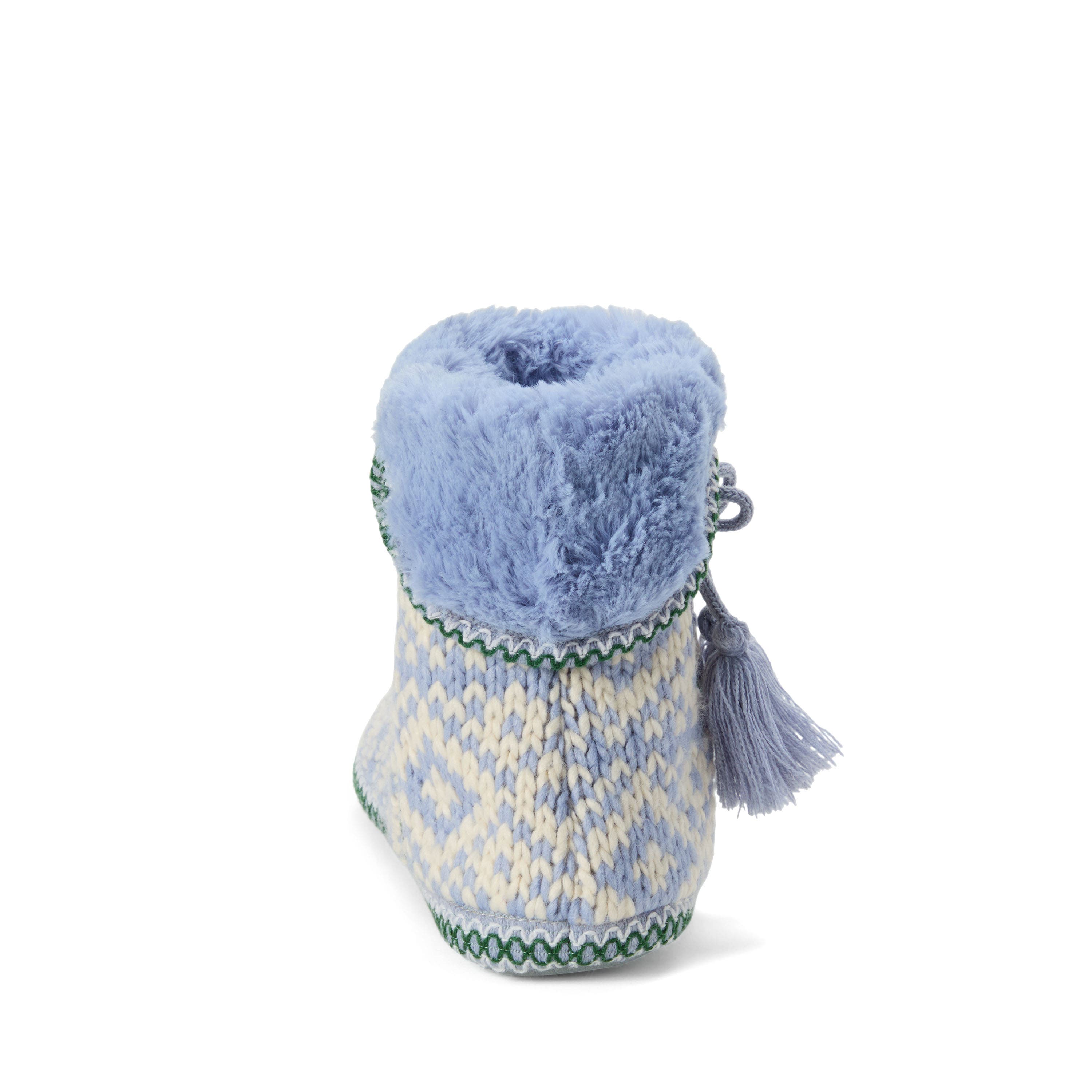 Becky Knit Bootie Slippers, Alternate, color, EVENTIDE