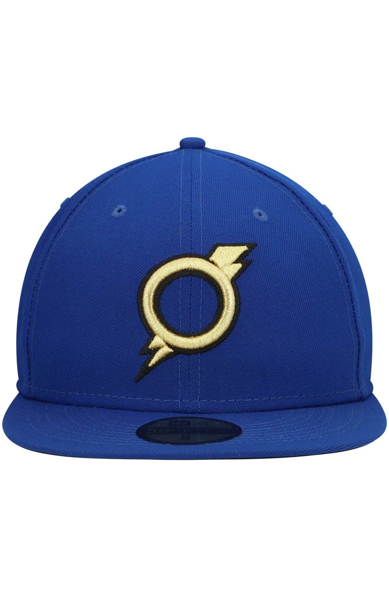 New Era Men's New Era Blue Omaha Storm Chasers Authentic Collection Team Alternate 59FIFTY Fitted Hat, Alternate, color, Blue