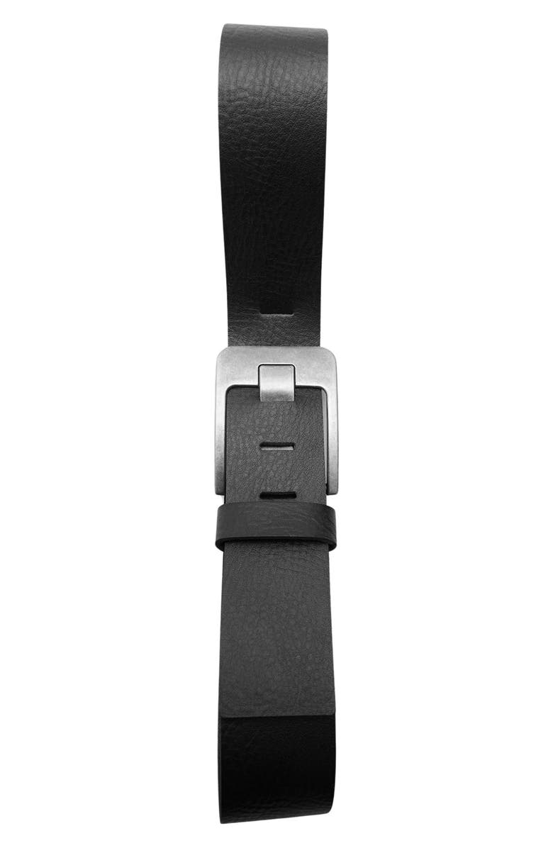 MANGO Wide Leather Belt, Alternate, color, 