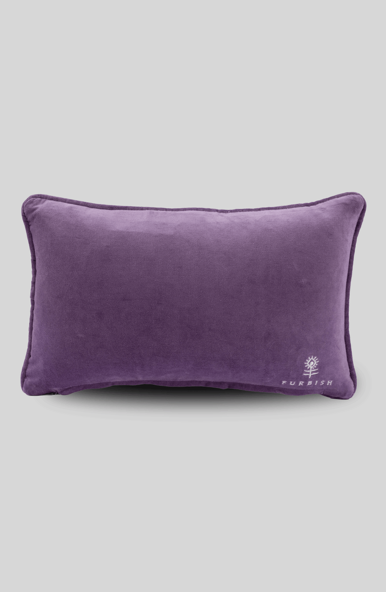 Furbish Studio Fun in Dysfunctional Needlepoint Pillow, Alternate, color, Fun In Dysfunctional