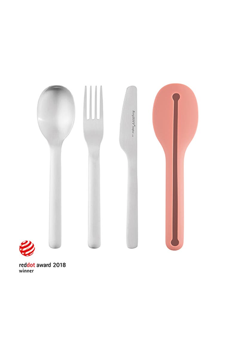 10-Piece Travel Flatware & Bamboo Utensil Set, Alternate, color, MULTICOLOR