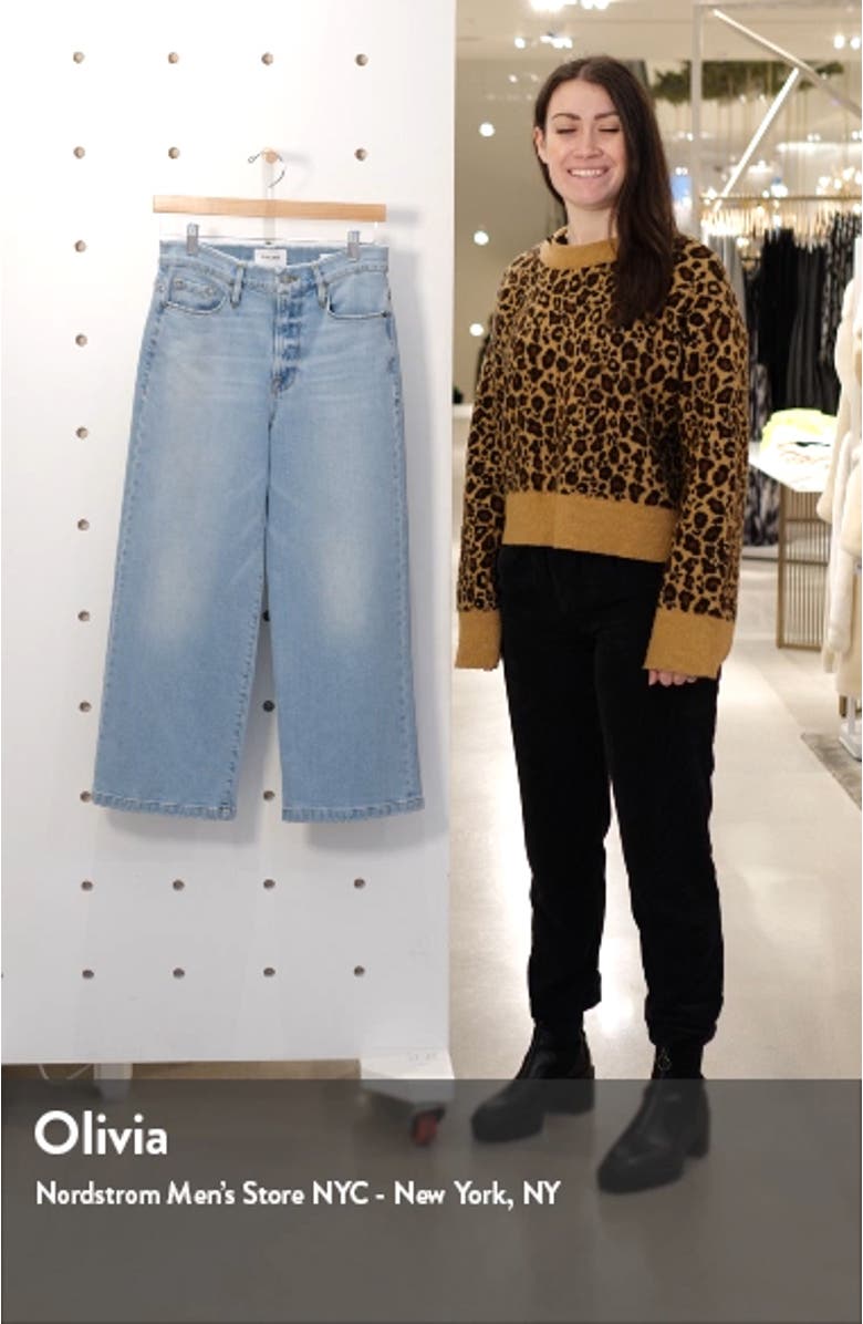 Ali High Waist Crop Wide Leg Jeans, sales video thumbnail