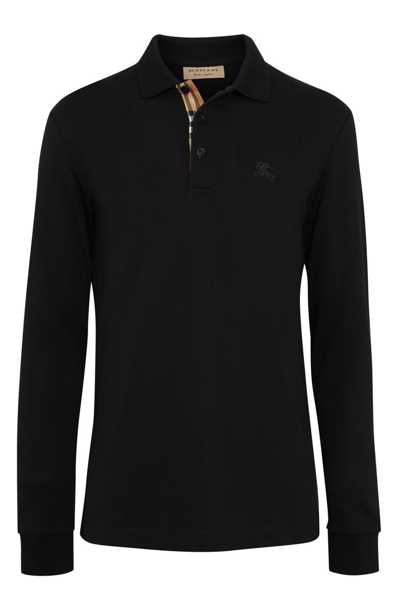 Burberry Hartford Long Sleeve Polo, Alternate, color,