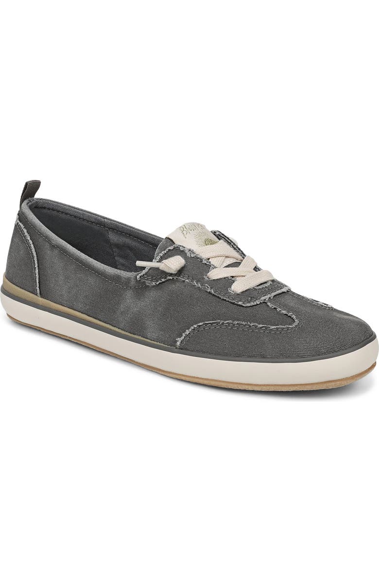 Blowfish Malibu Ez Breezy Slip-On Flat, Main, color, Charcoal Canvas