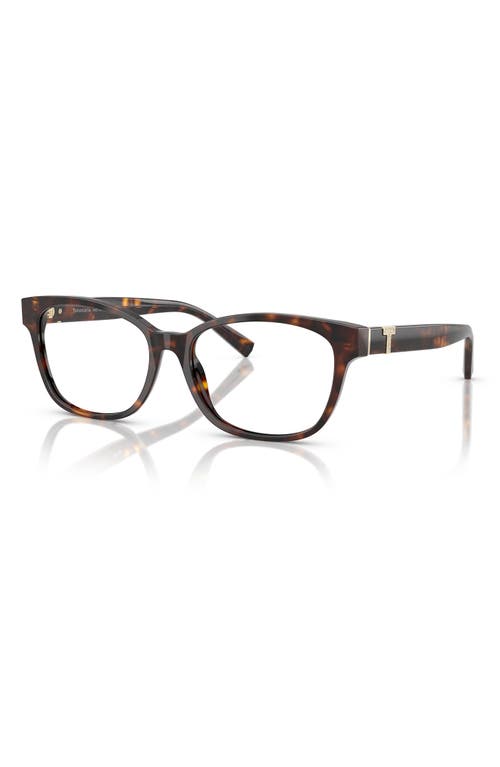 Tiffany & Co . 55mm Pillow Optical Glasses In Brown