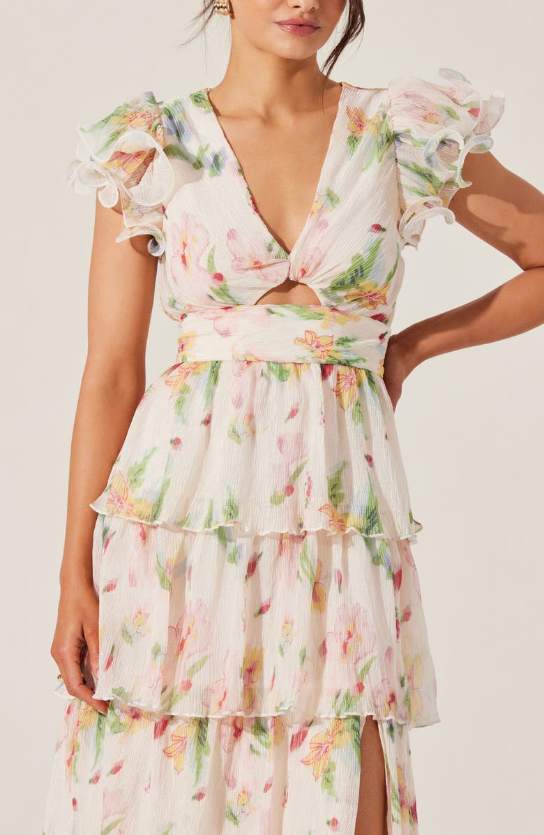 ASTR the Label Emporia TIered Ruffle Dress, Alternate, color,