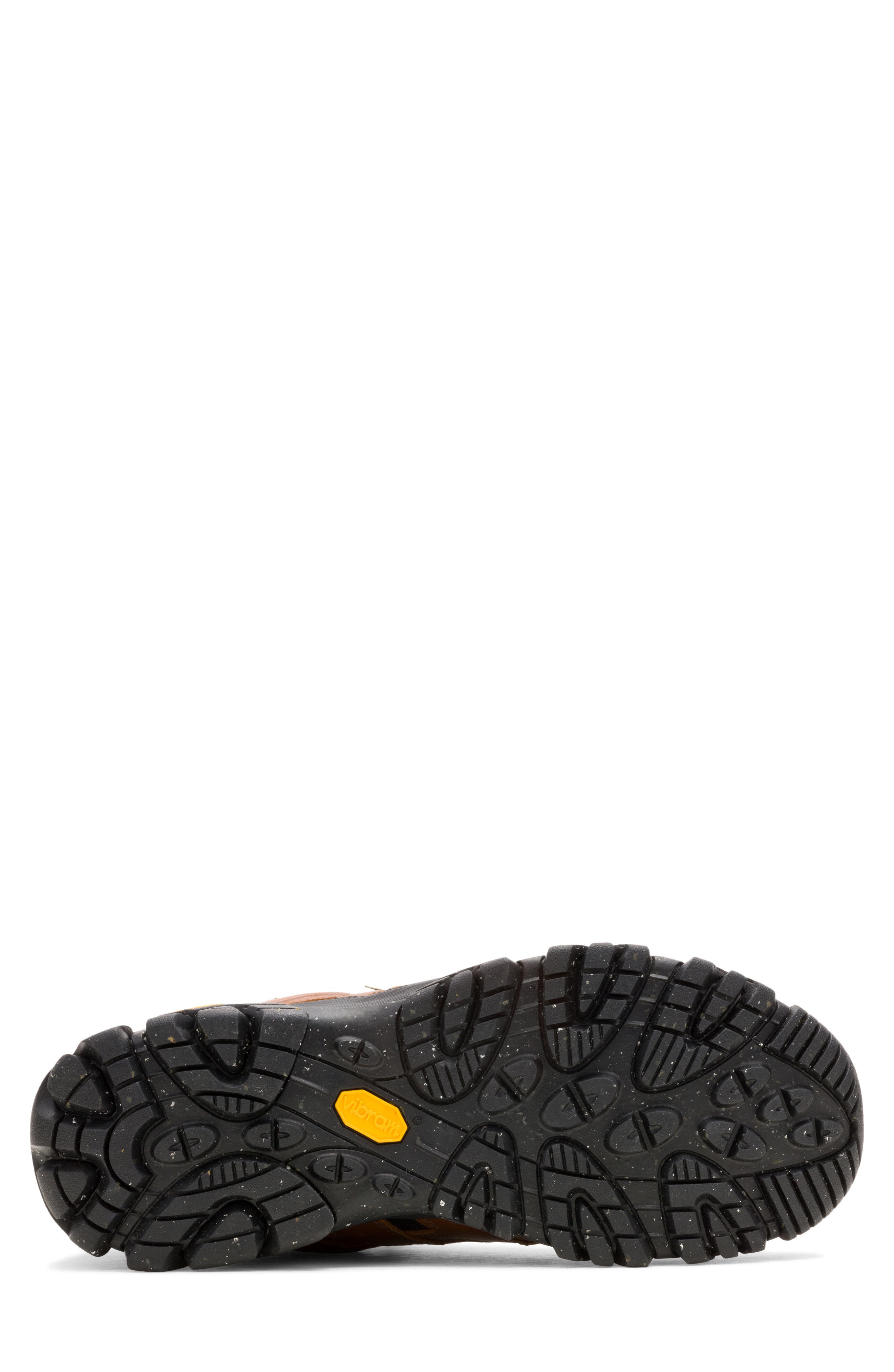 Merrell Moab 3 Luxe Leather Waterproof Mid Hiking Boot, Alternate, color, Black/ Brown