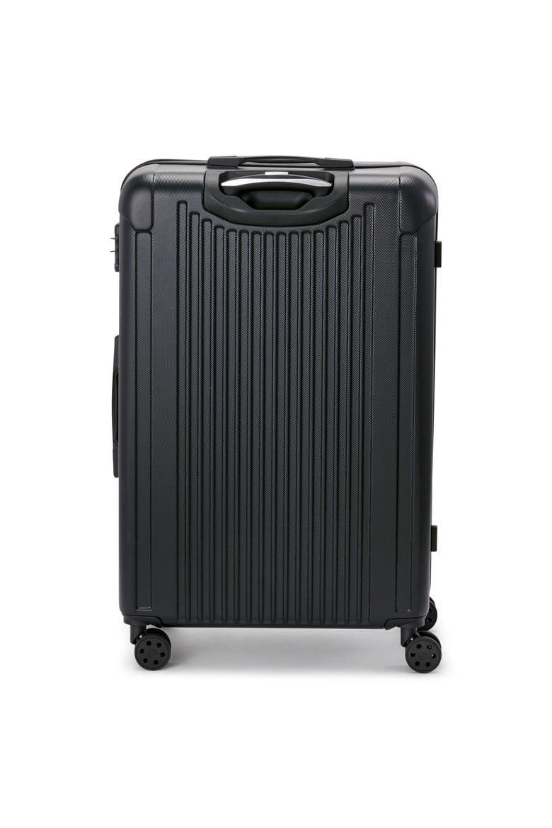 Lotus Upright Suitcase, Alternate, color, Black