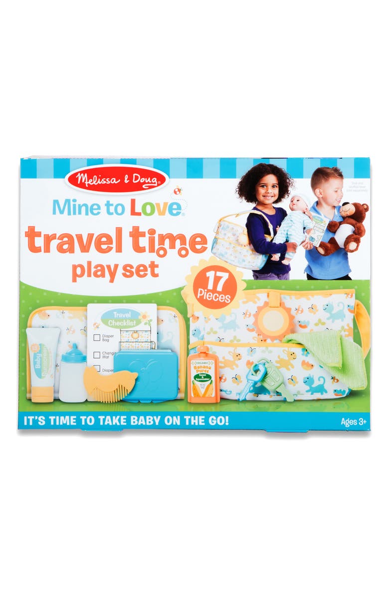 Melissa & Doug Mine to Love 17-Piece Travel Time Playset, Alternate, color,