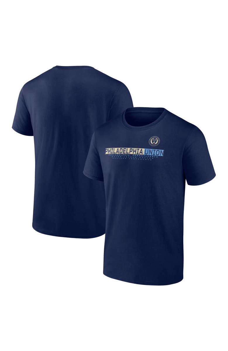 FANATICS Men's Fanatics Navy Philadelphia Union Fundamentals T-Shirt, Alternate, color, 