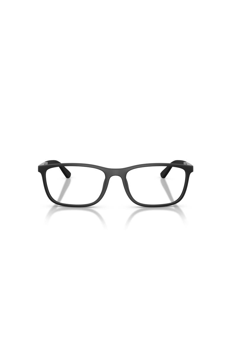 55mm Rectangle optical glasses, Alternate, color, Black